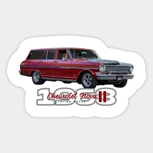 1963 Chevrolet Nova II Station Wagon Sticker